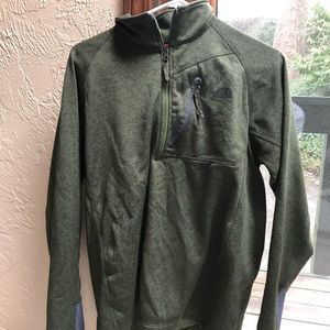 The north face quarter zip jacket medium